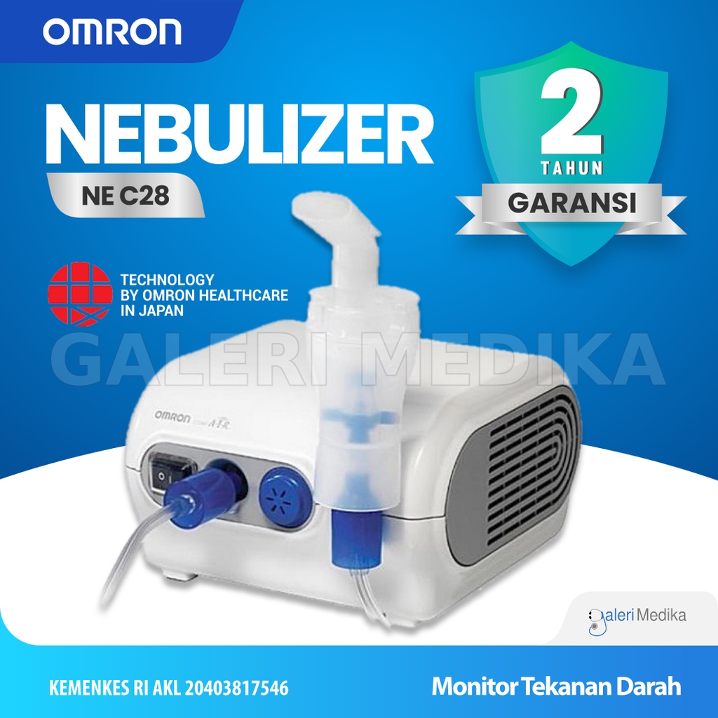 Omron Nebulizer NE-C28 / NEC28 / NE C 28 - Alat Terapi Uap