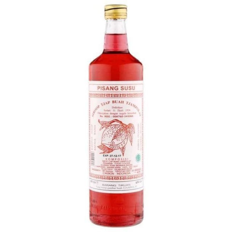 

siroop tjampolay / sirop campolay pisang susu/ sirop khas cirebon