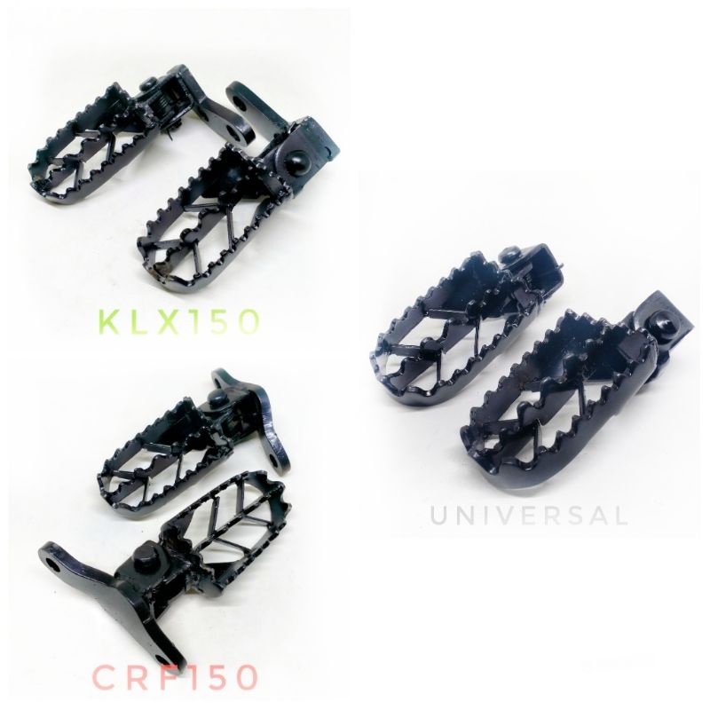 [BEST QUALITY] FOOTSTEP / STEP DEPAN TRAIL LIPAT BESI LEBAR UNIVERSAL CRF KLX DTRACKER / futstep pedal trail cross lipat universal crf klx dtracker 150