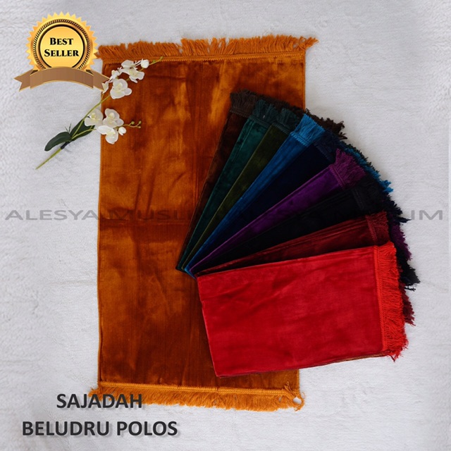 Sajadah polos turki tanpa motif sajadah turky polos full plan sajadah beludru polos