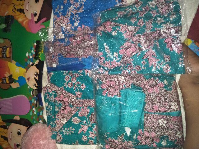 Batik Couple 080 Sarimbit Wanita Brukat Seragam Keluarga Katun Cibulan (harga Terpisah)