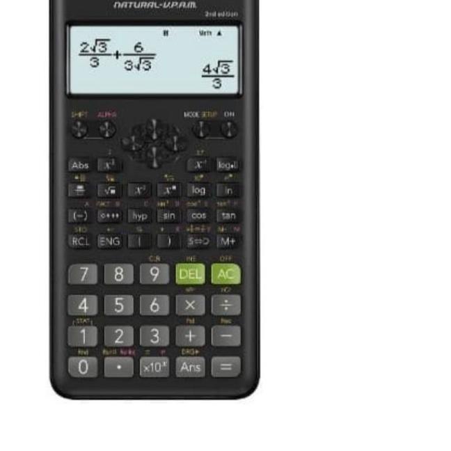 

Grand Seller!! ATR-491 KALKULATOR SEKOLAH KULIAH Casio FX 350 ES PLUS ORIGINAL - Scientific Calculat