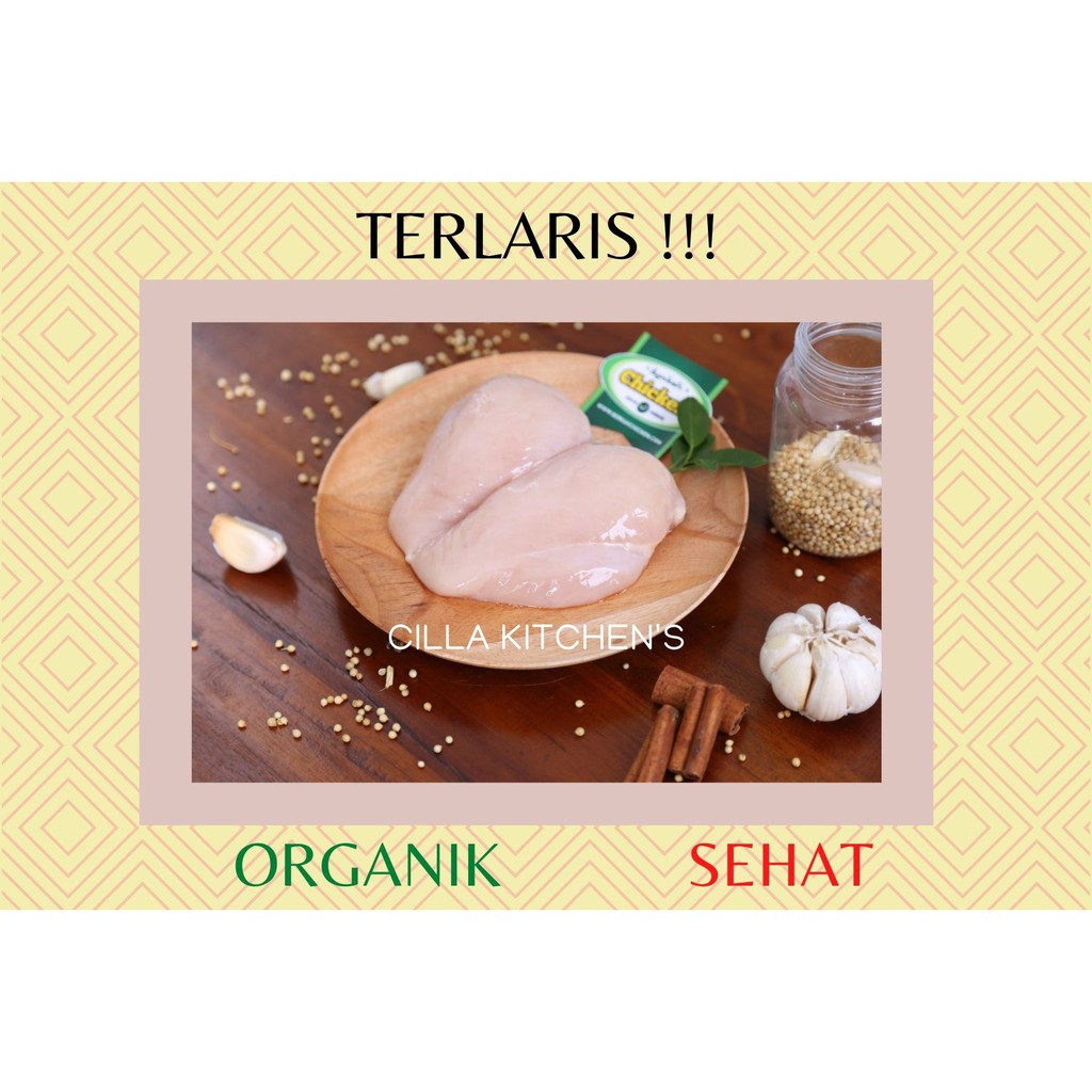 

FROZEN FOOD TERDEKAT JAKARTA SELATAN, Fillet Dada Ayam 3pcs (1kg) / BERKAH CHICKEN / ORGANIK / PROBIOTIK