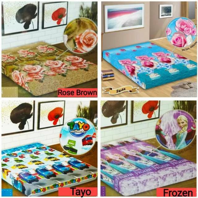 Sarung kasur busa 90 x 200 x 15