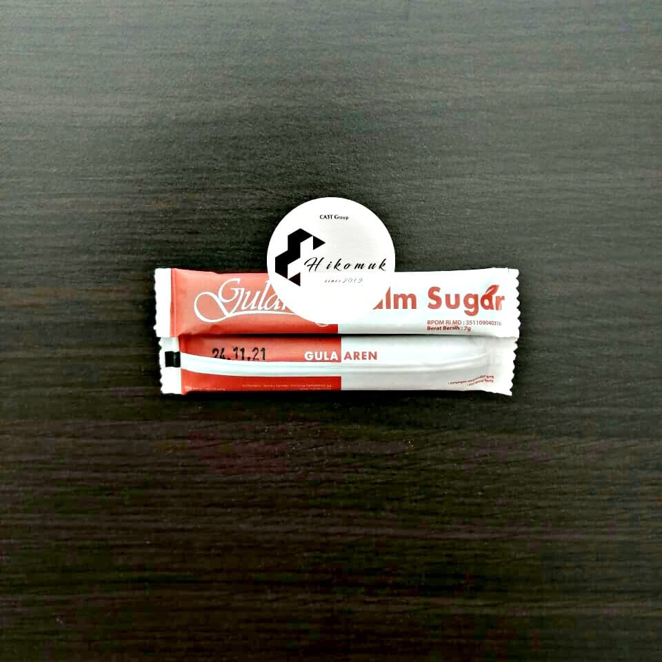 Gula Aren Bubuk / Gula Semut Brown Sugar Stick 7Gr / 100 Stick