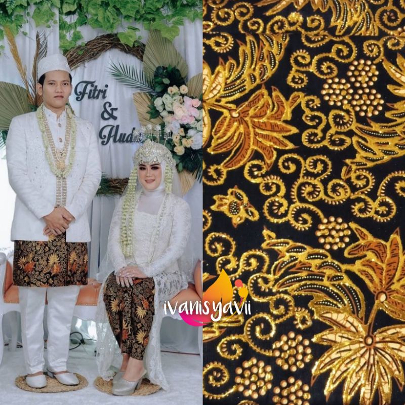 Sepasang Jarik Pengantin Prodo - Motif Ukel