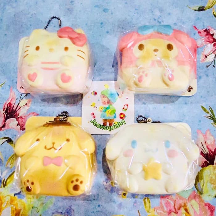 SQUISHY SANRIO CHIGIRI BREAD RARE LICENSED ORIGINAL