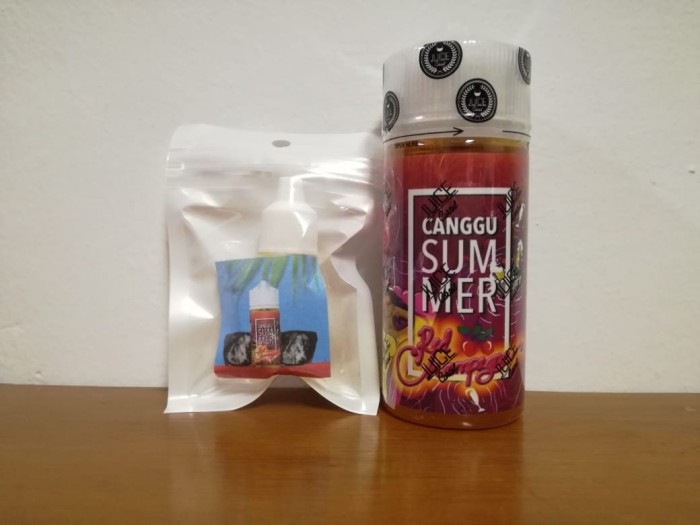 ketengan eceran ijc canggu summer red champagne 3mg liquid vape