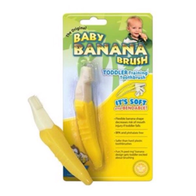 ORIGINAL Baby Banana Brush Toddler | sikat gigi bayi