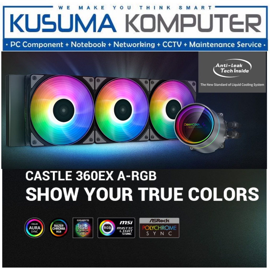 Deepcool CASTLE 360 EX ARGB Liquid CPU Cooler Support LGA 1700
