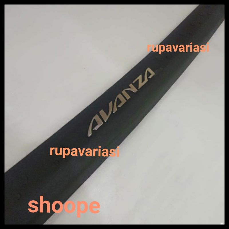 sill plate silplate belakang bagasi Toyota all new grand Avanza 2012 sampai 2018 plastik abs 2013 2014 2016 2015 2017 hitam