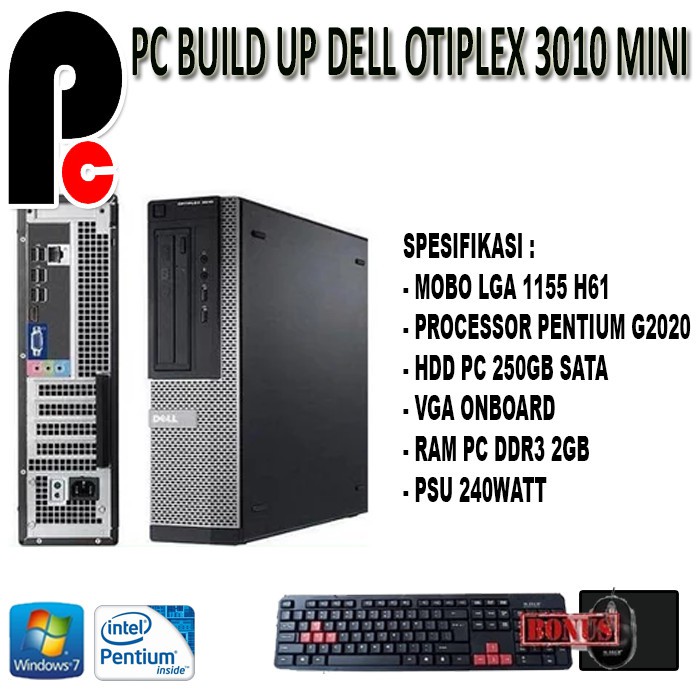 PC Built UP Dell Optiplex 3010 | CPU PC MINI DELL 3010