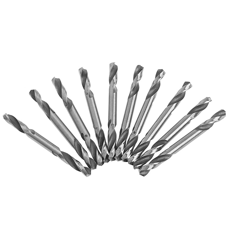 Mary 10Pcs / Set Mata Bor Spiral Torsi HSS 4.2mm