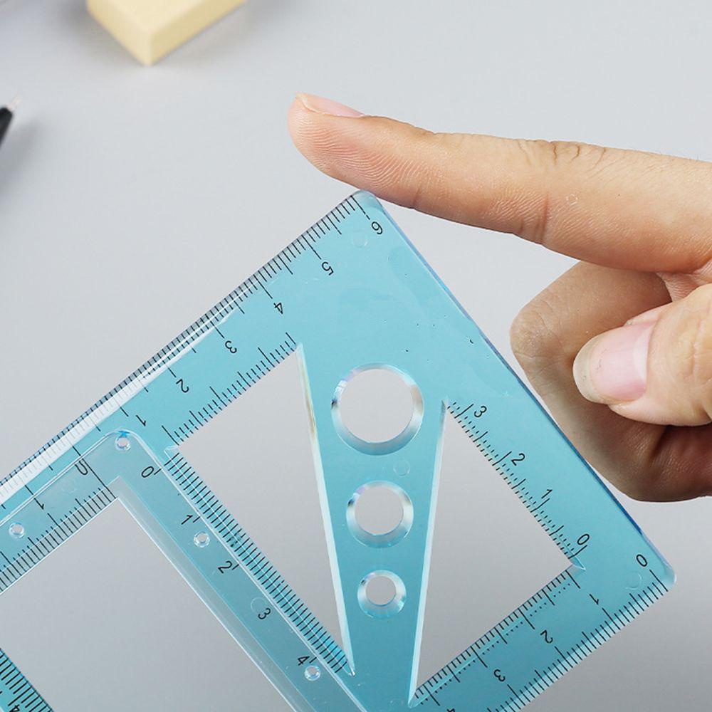 Lanfy Rulers Portable Math Office Student Perlengkapan Serut Alat Tulis Alat Ukur