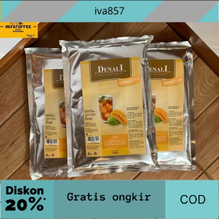 

PROMO MANGO TEA POWDER DENALI 1000GR GRATIS ONGKIR