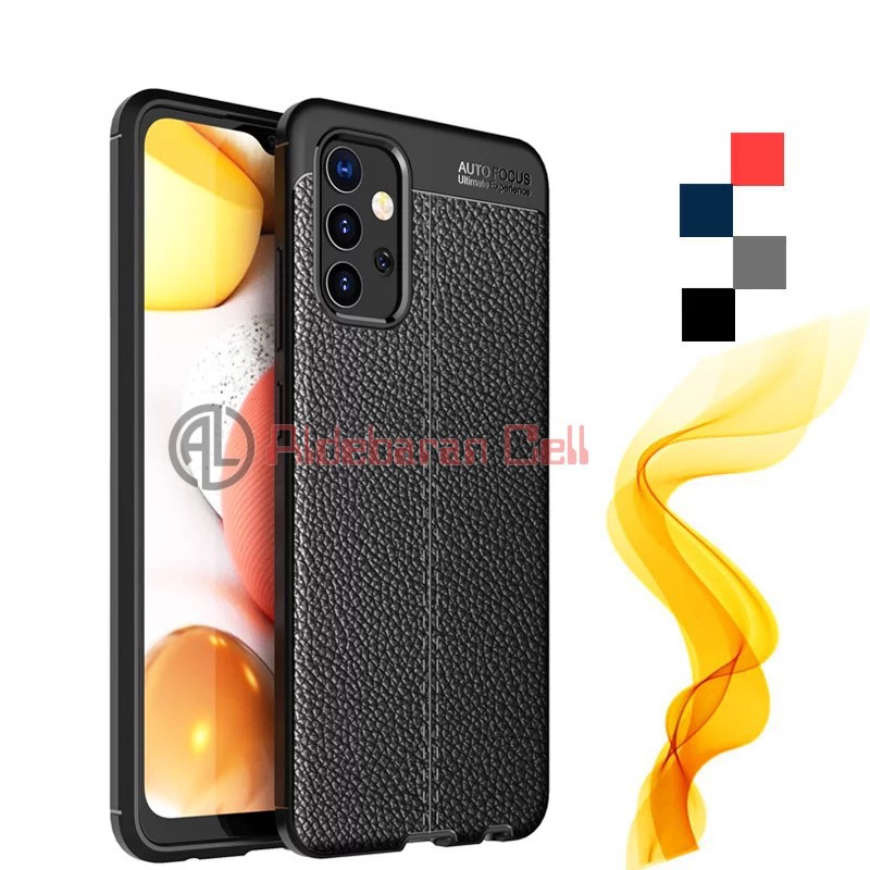 Slim Leather Case Samsung A72 Softcase Autofocus Samsung A72 4G 5G 2021