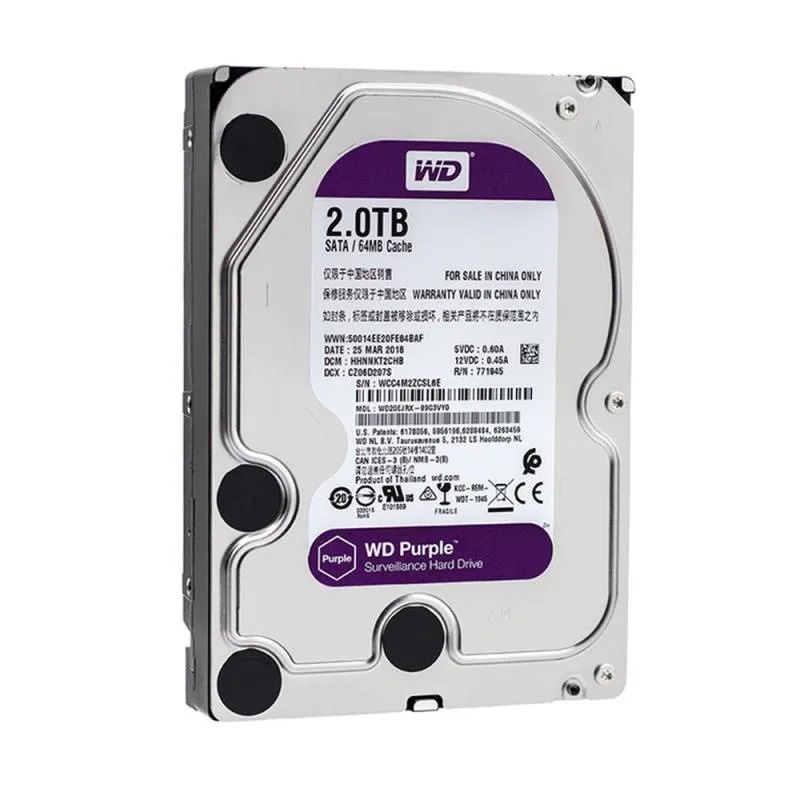 Hardisk WD Purple 2TB / HDD WD 2TB
