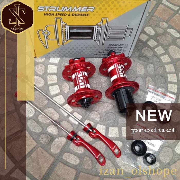 HUB FreeHub STRUMMER HM-350 32H Merah