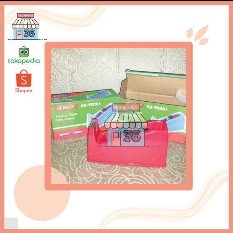 

TAPE DISPENSER TEMPAT SELOTIP KECIL DEBOZZ DB-TS001 MURAH!!!