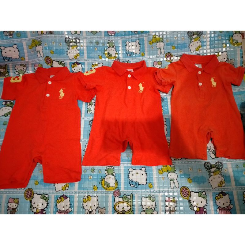 Preloved Romper Polo Ralph Lauren Bodysuit T Shirt Polo Ralph Lauren KW