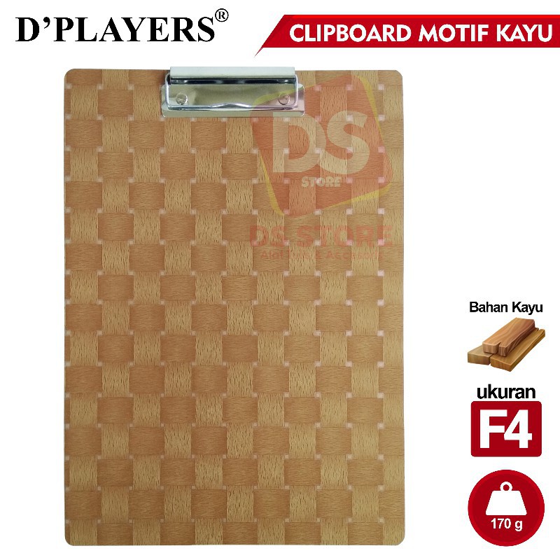 

Clipboard Kayu / Papan Ujian / Papan Dada HORE