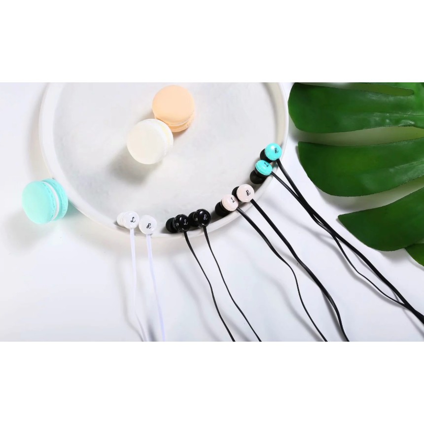 [Q-42] Headset Earphone Karakter ROTI MESES SPRINKLE / Wadah Headset Bentuk Roti Sprinkle Meses