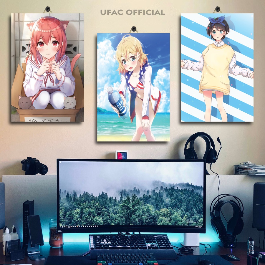 141-160 POSTER KAMAR ANAK ANIME CHIZURU ICHINOSE KANOJO OKARISHIMASU 20X30 KXF2H/G8PPF/ DEKORASI RUA