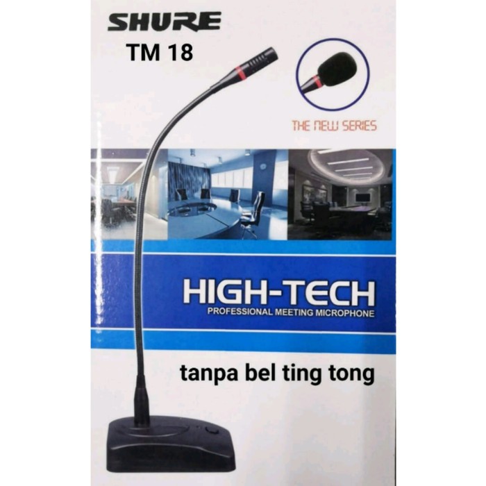 MIC MEJA SHURE MIC PODIUM MICROPHONE MIMBAR SHURE MIC RAPAT A317