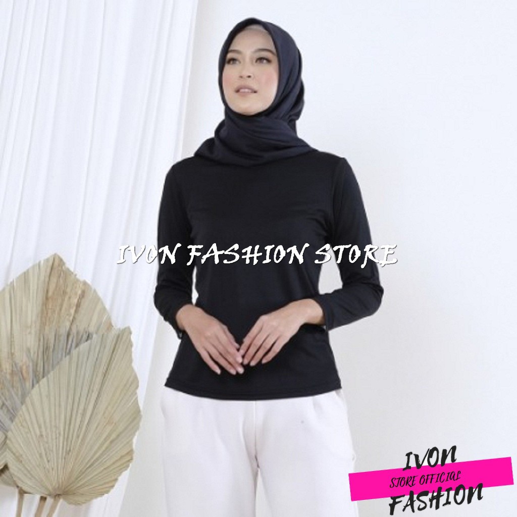 MANSET TANGAN PANJANG TURTLE NECK SPANDEK PREMIUM