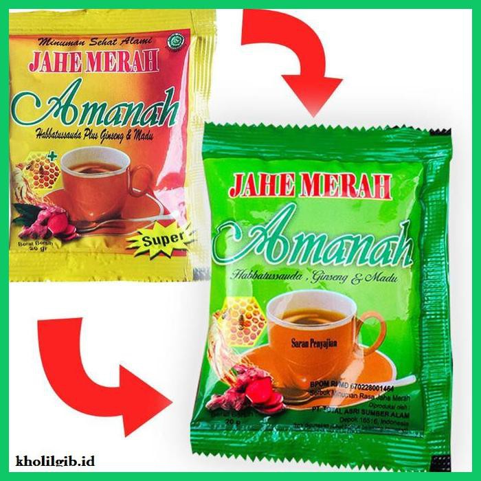 

lanoisidartdrink- amanah jahe merah super 1 renceng -asliii-bngittt.