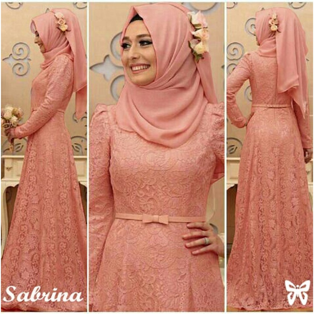 baju muslim wanita dress Sabrina