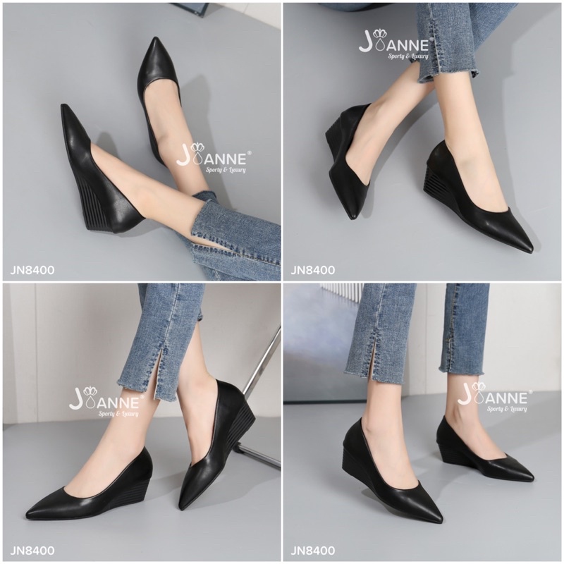 [ORIGINAL] JOANNE Pump Wedges Shoes Sepatu Wanita #JN8400