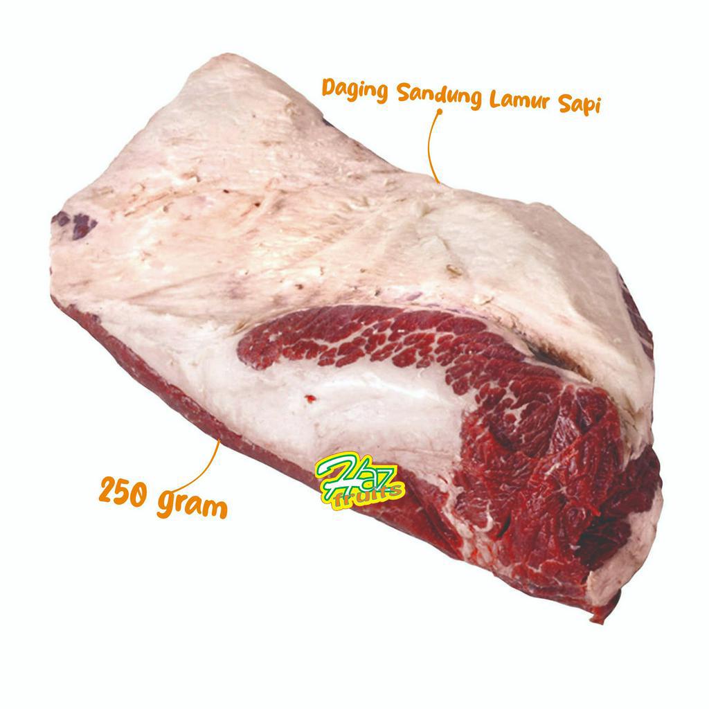 

Daging Sapi Sandung Lamur|Beef Brisket Kualitas Import 250gr