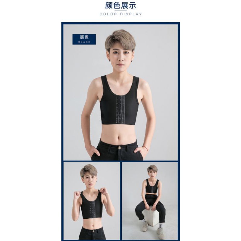

Breast binder half murah kait tengah 100% import