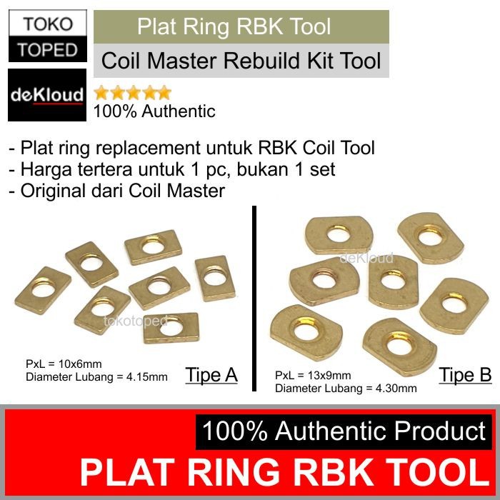 Coil Master PLAT RING RBK TOOL KIT | rebuild besi occ coil rpm vinciix