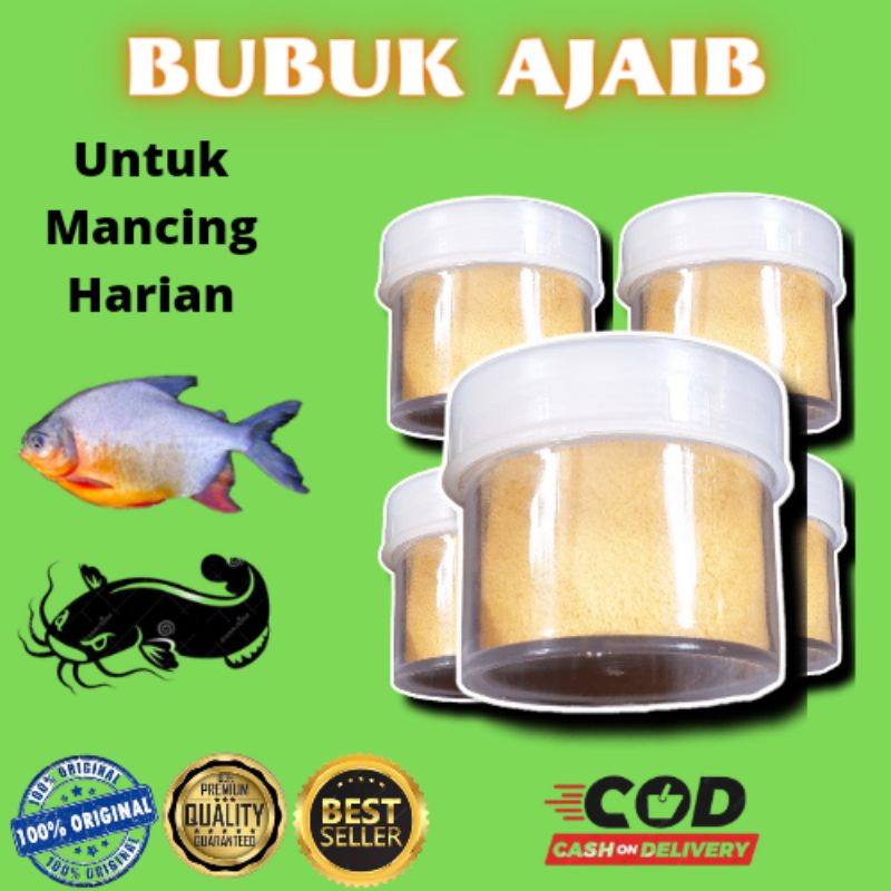Bubuk Ajaib - Umpan Harian Bawal, LELE