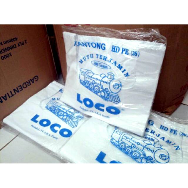 Plastik Hd Loco Uk 35/plastik Kresek Loco Uk 35 Putih