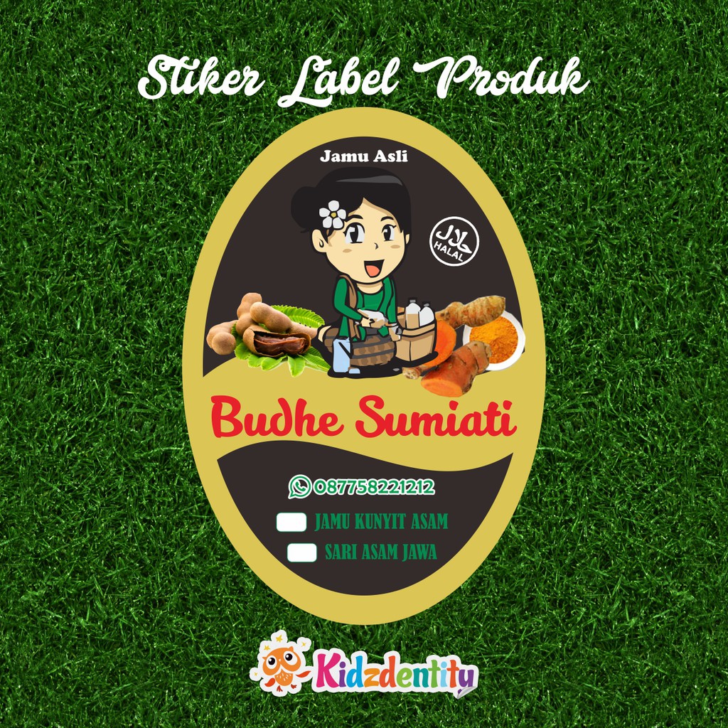 10 Ide Contoh  Stiker  Jamu  Tradisional Aneka Stiker  Keren