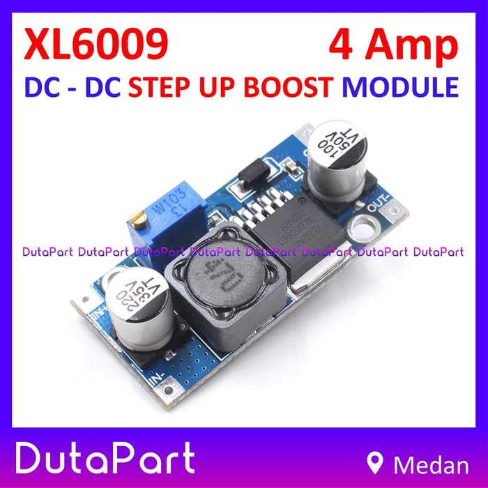 XL6009 4A Adjustable DC-DC Step Up Boost Converter Booster DC Module