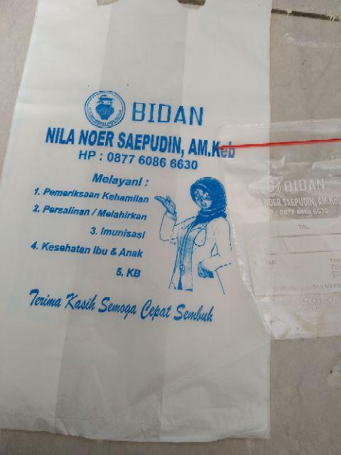 Plastik Klip Sablon 8x12cm Bungkus Obat