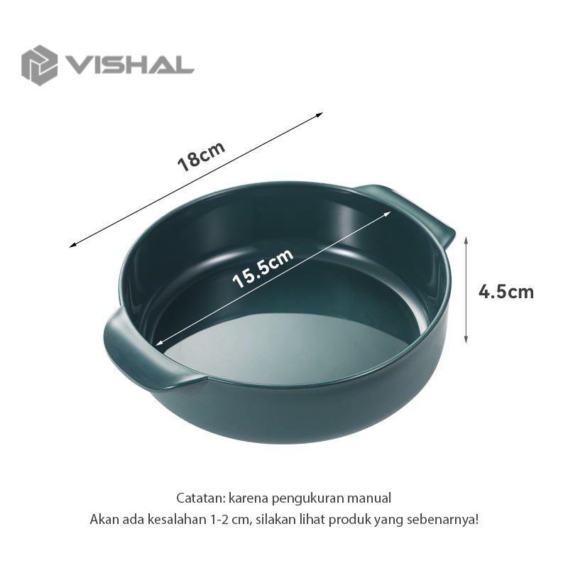VISHAL Mangkuk Binaural Mangkok Wheat Straw/Mangkuk Kuah Bahan Jerami Makan Bowl VS-81