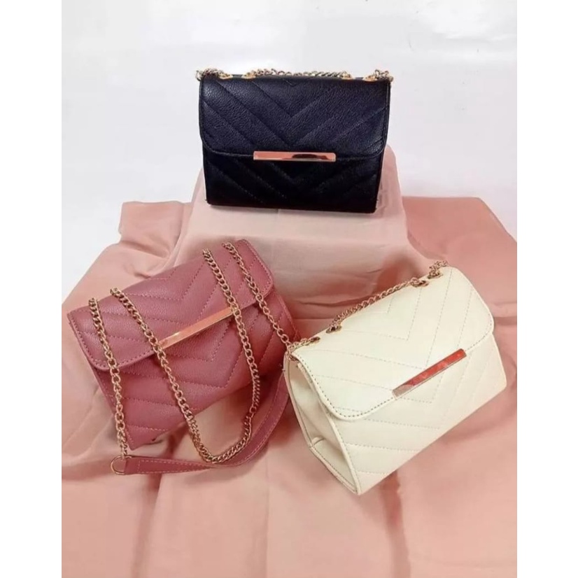 Tas Selempang Wanita VEVE BEHEL Trendy Terlaris / Tas Wanita Bordir Cevron