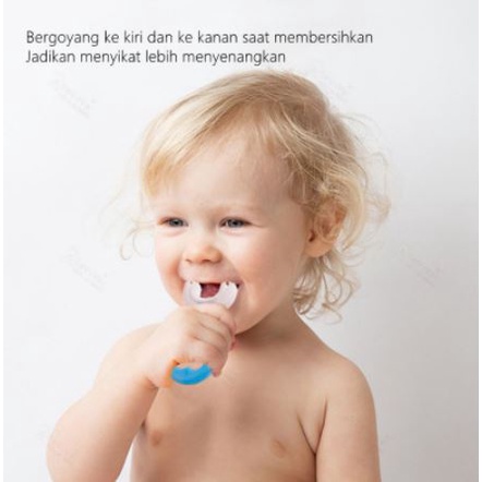 DF SG151 Sikat Gigi Model U Anak Bahan silikon Sikat Gigi Bayi
