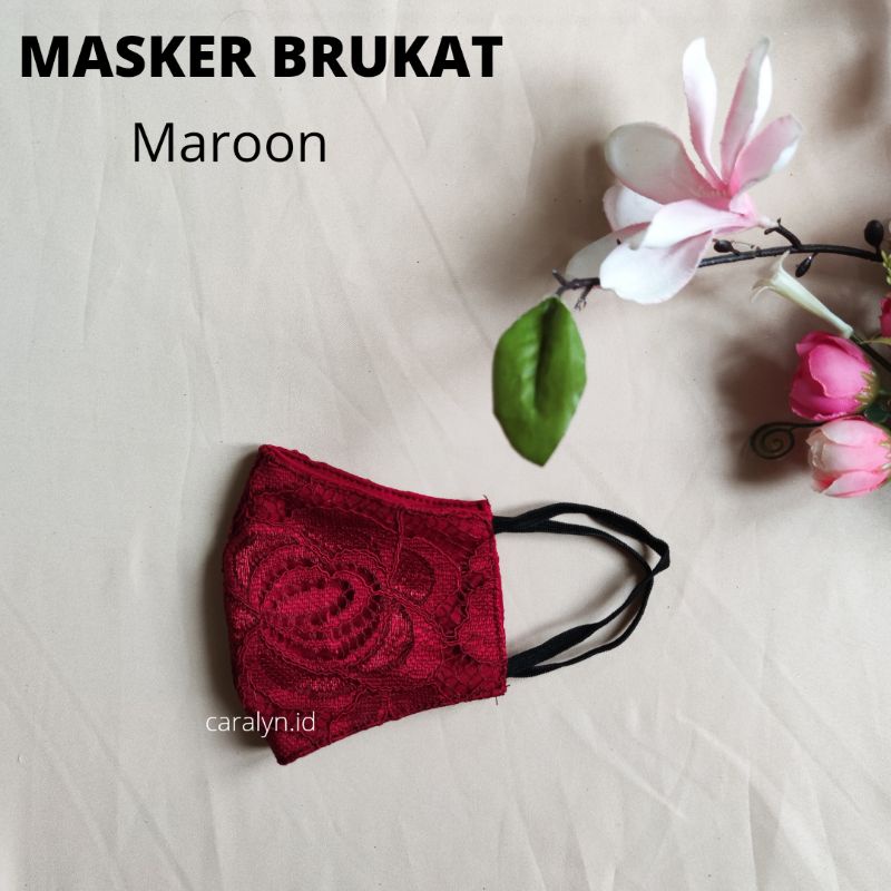 MASKER ANAK BRUKAT EARLOOP NON HIJAB MEWAH