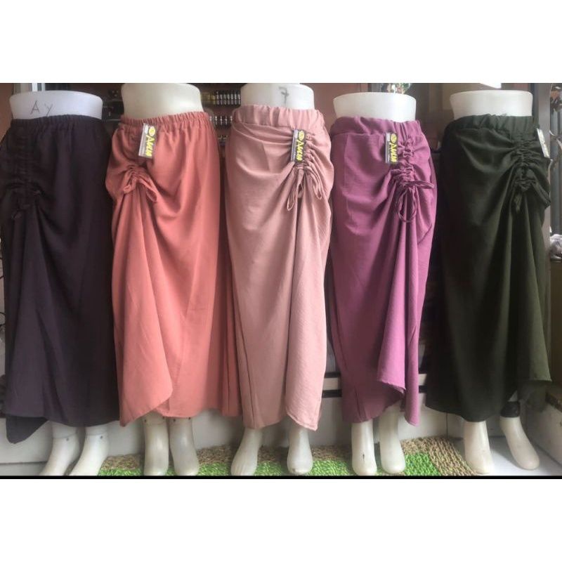 ROK Wanita Dewasa Masa kini//Rok Crinkle airflow