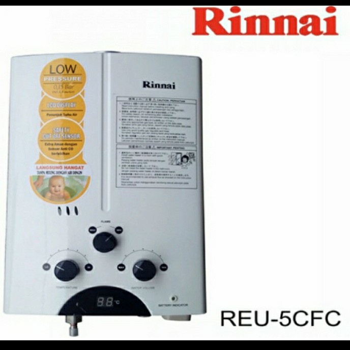 Rinnai Water Heater Gas Rinai REU5CFC REU-5CFC REU 5CFC