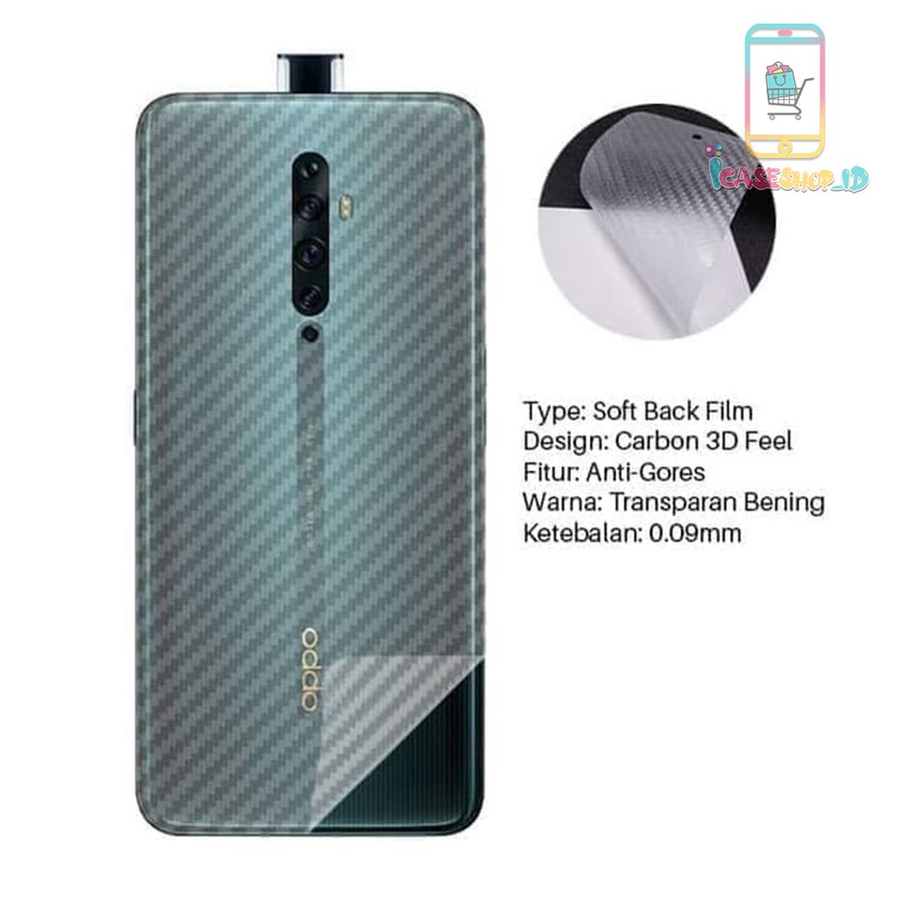 GARSKIN CARBON BACK SKIN ANTI GLEAR 3D XIAOMI POCO X3 MI PLAY MI 8PRO 8SE 8LITE IC0385