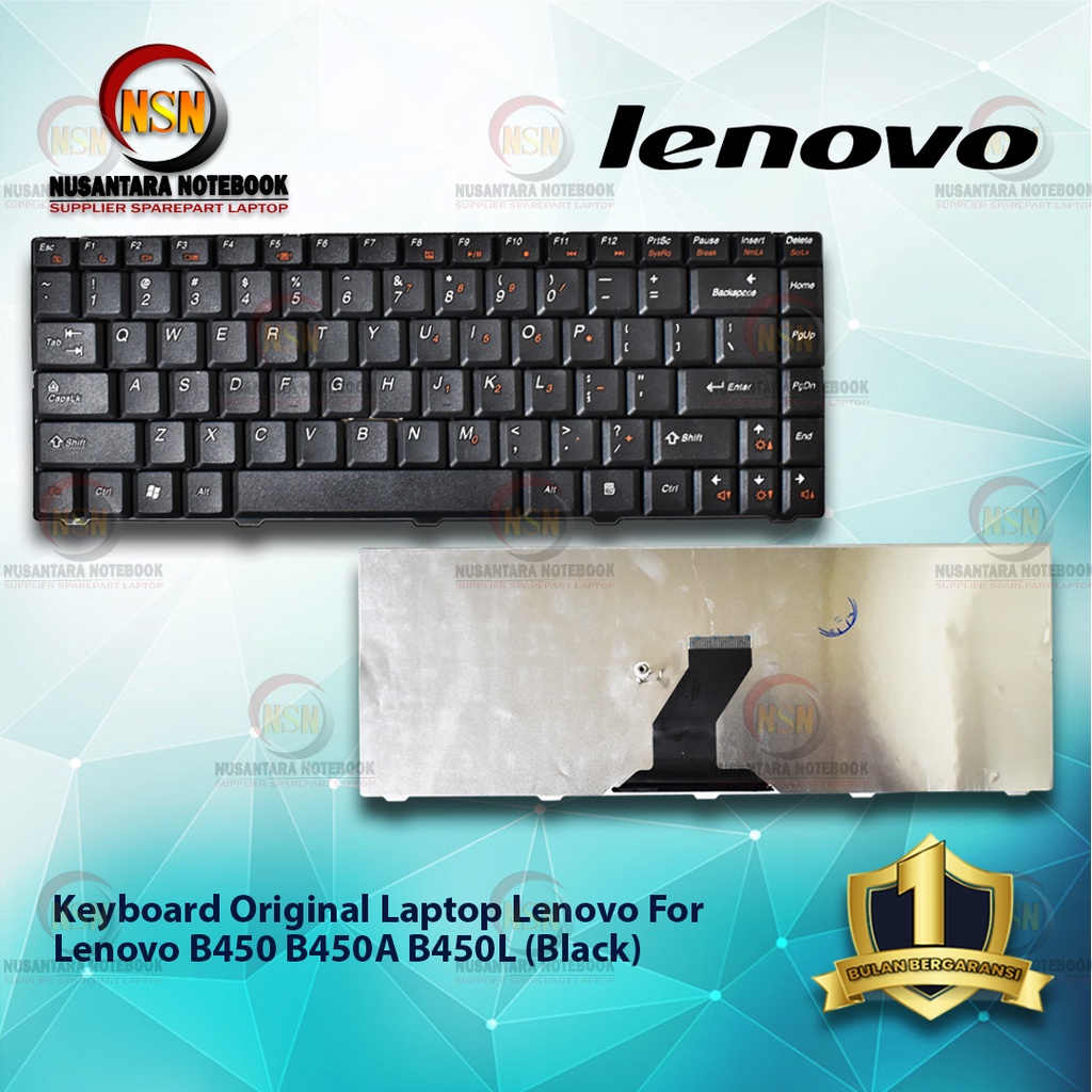 Keyboard Laptop Lenovo B450 B450A B450L Black