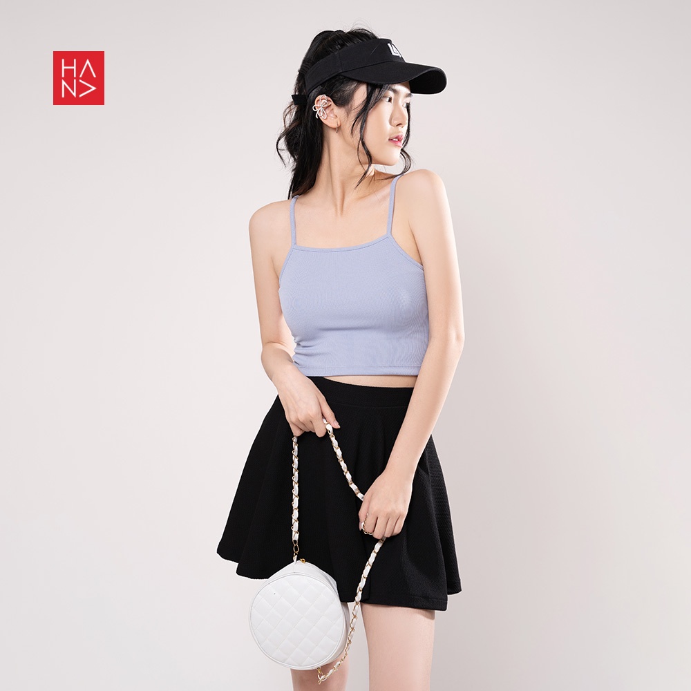 Hana Fashion - Ruby Halter Tank Top Knit Rajut Wanita - TT189