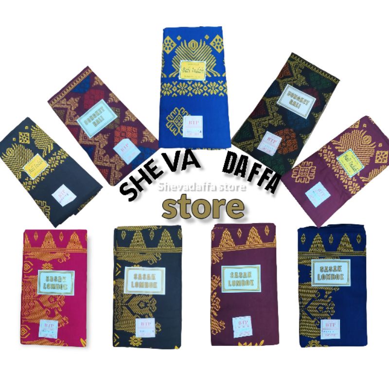SONGKET BALI / SASAK LOMBOK,(Grosir dan Ecer)||songket pria dan wanita